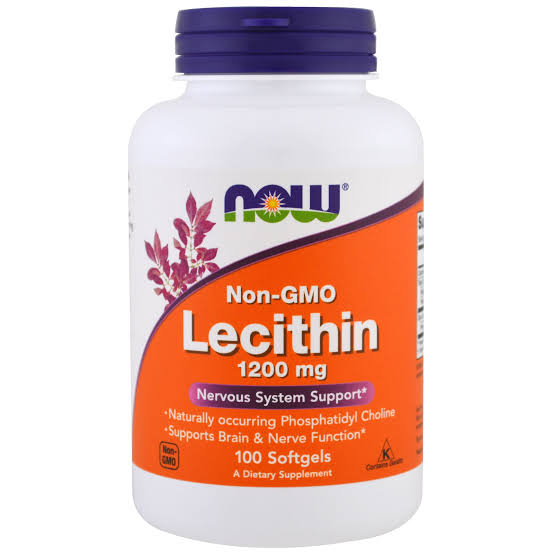 อาหารเสริมบำรุงสมอง NOW Lecithin 1200 mg