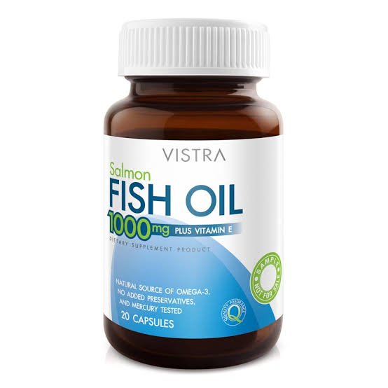 อาหารเสริมบำรุงสมอง VISTRA Salmon Fish Oil