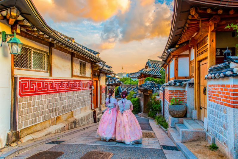 ที่เที่ยวเกาหลี - Bukchon Hanok Village